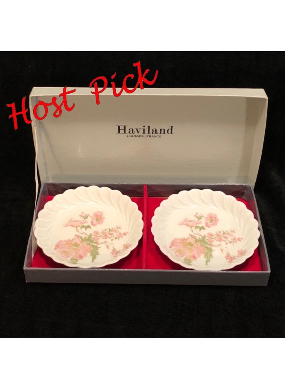 2 Haviland Limoges SIGNED Small Dishes ⭐️HP⭐️
